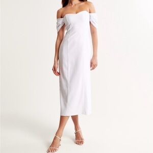 Abercrombie & Fitch Strapless White Dress